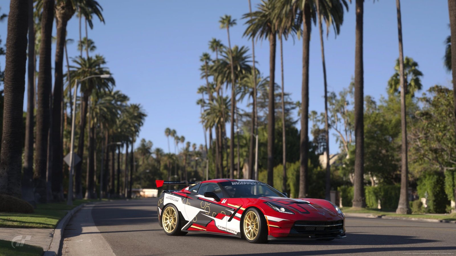 CORVETTE DESIGN VINYL WRAP LOS ANGELES