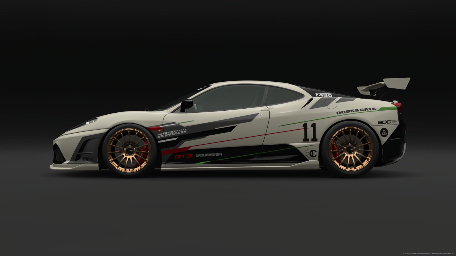 Vehicle after art design wrapping